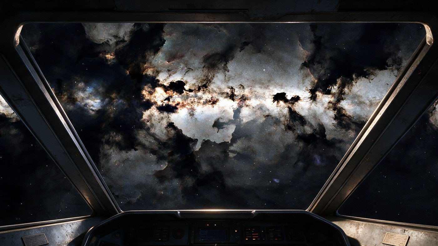 A zone's sky seen through the canopy