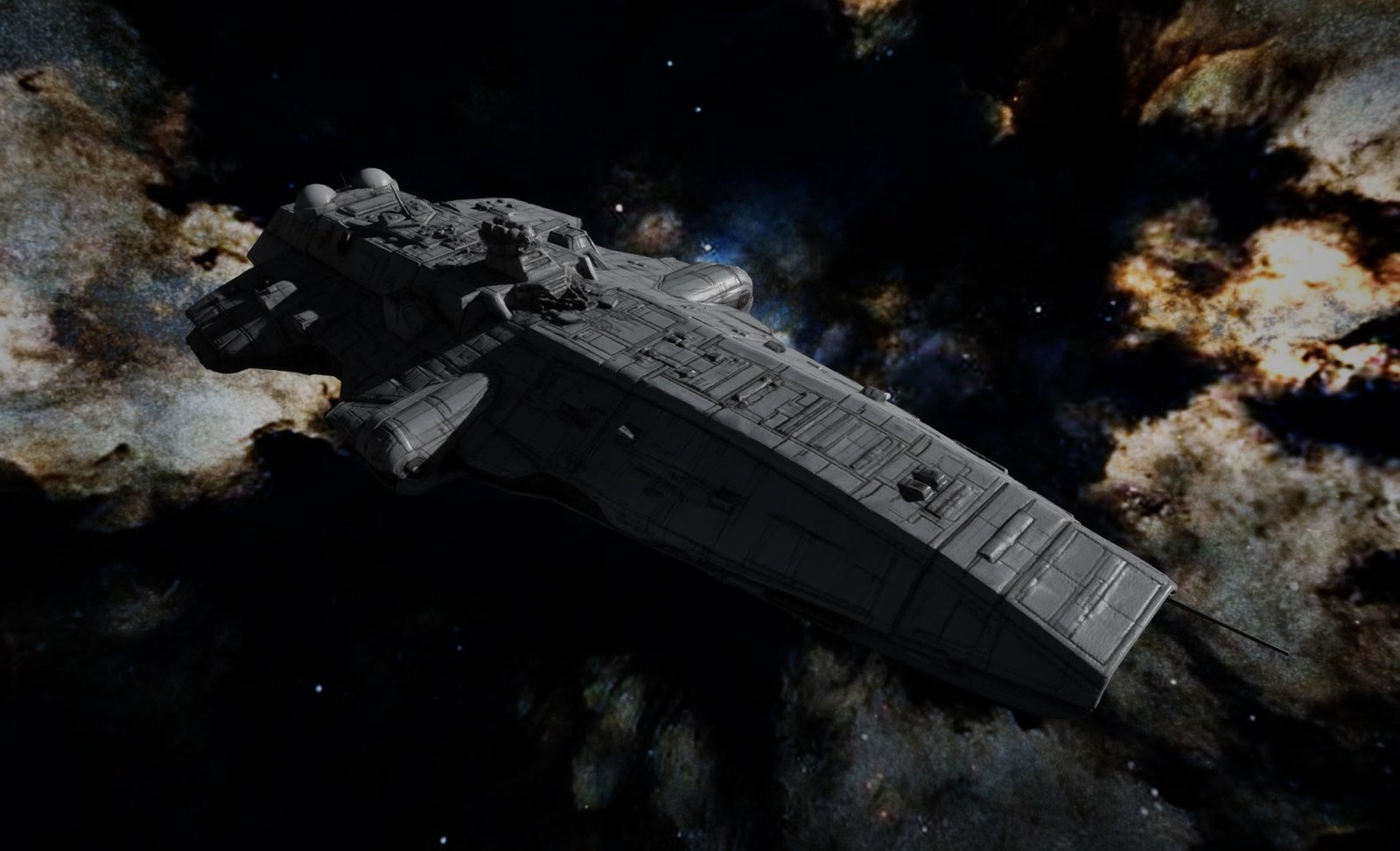 Place Holder: the light cruiser's mass model